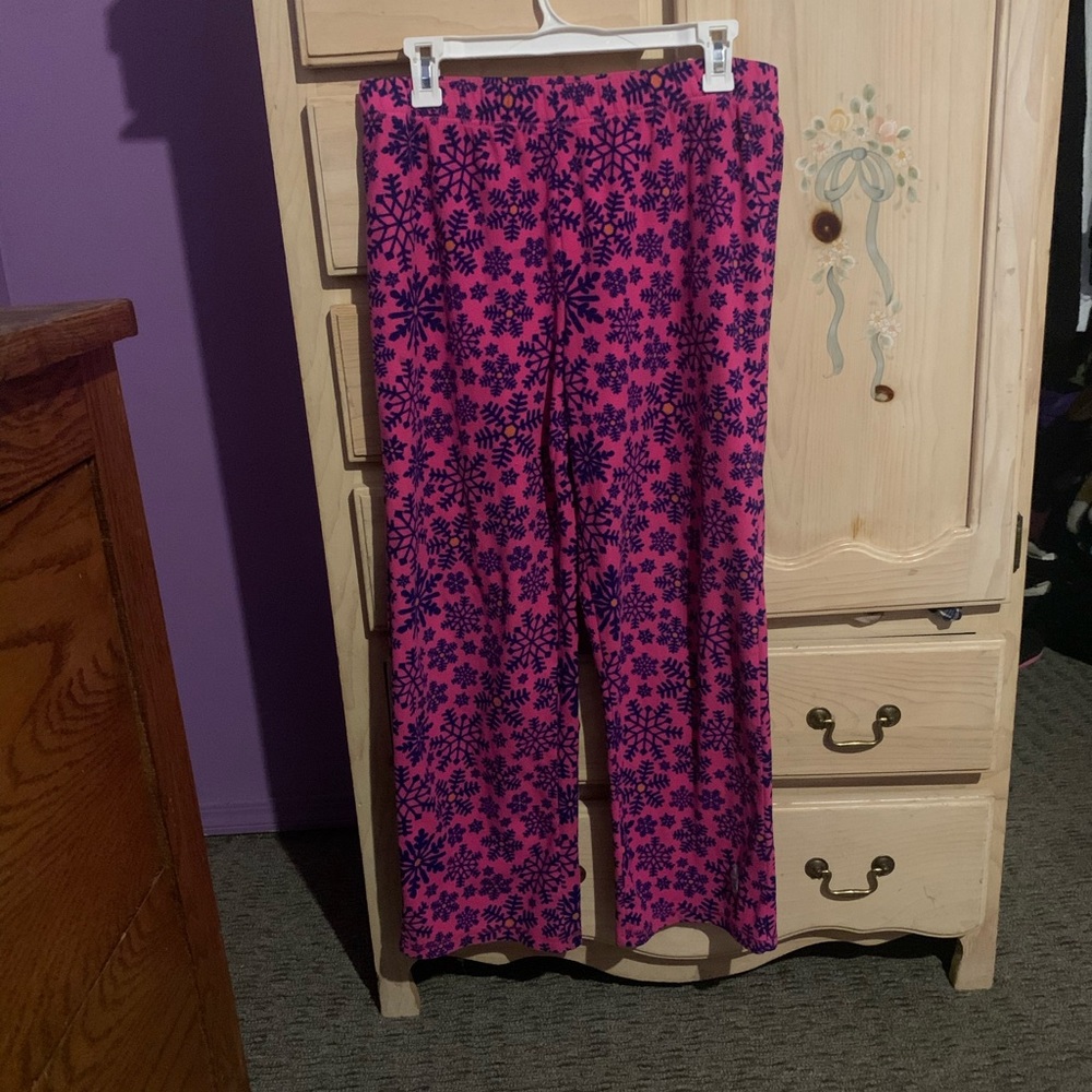 Snowflake pajama pants